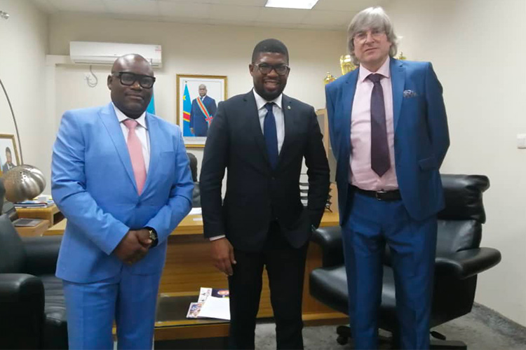10th May 2021 – Meeting with the Minister of Tourism and Sports (DRC) & our delegation
