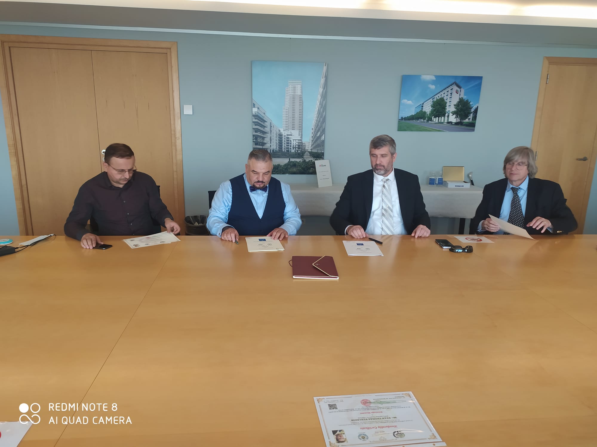 On 28 September in the office of REFAI-NGO and AACID in Brussels signed a new Protocol of Cooperation between REFAI-NGO and AACID with Smart Earth Robotics &#8211; USA as a in house Partner and part of the team