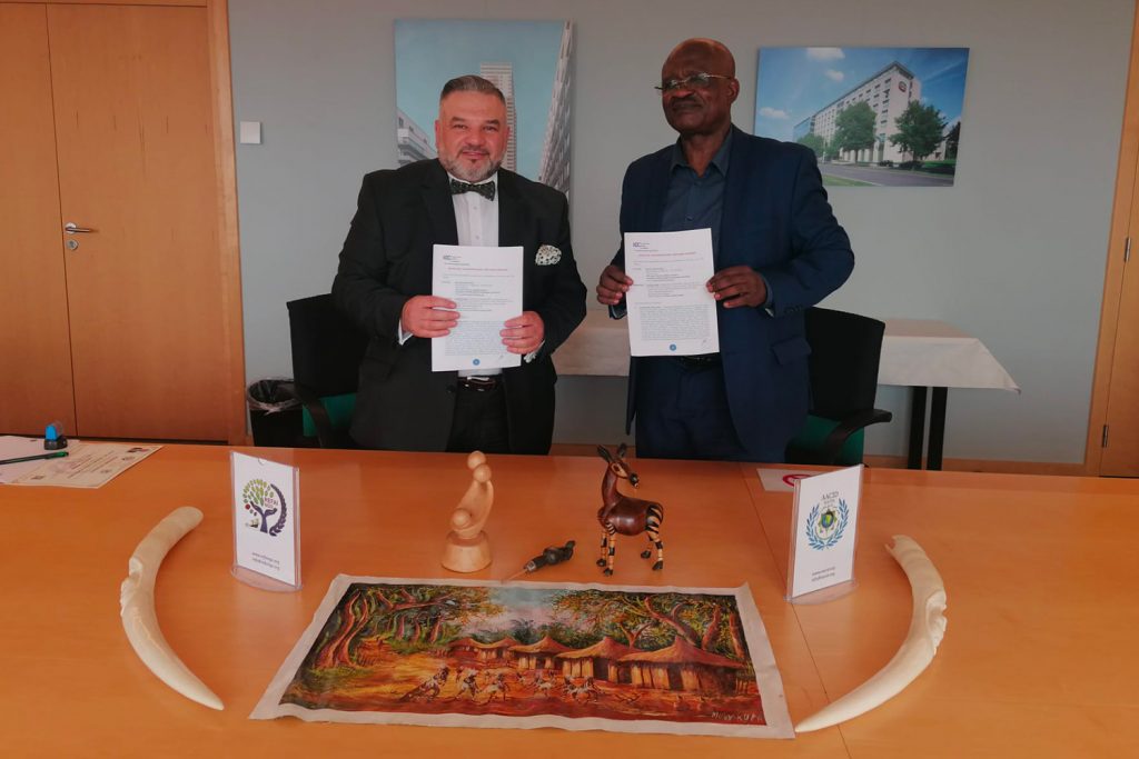 19 of June 2021 signing the Protocol of Cooperation between REFAI-NGO & KATOPA Sarlu for developing projects in DRC