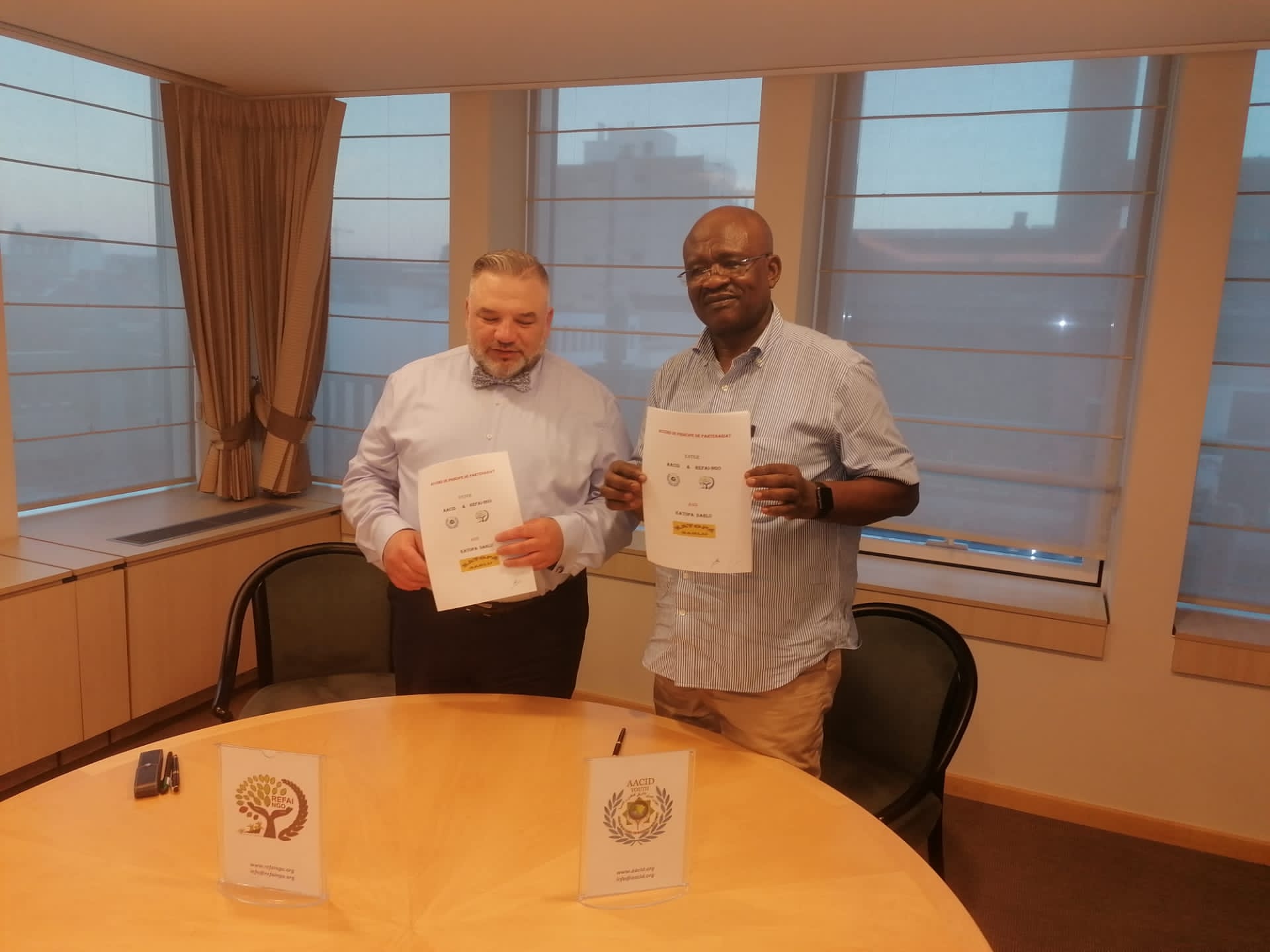 18 of June 2021 signing the Partnership Agreement for Gold Mine in DRC
