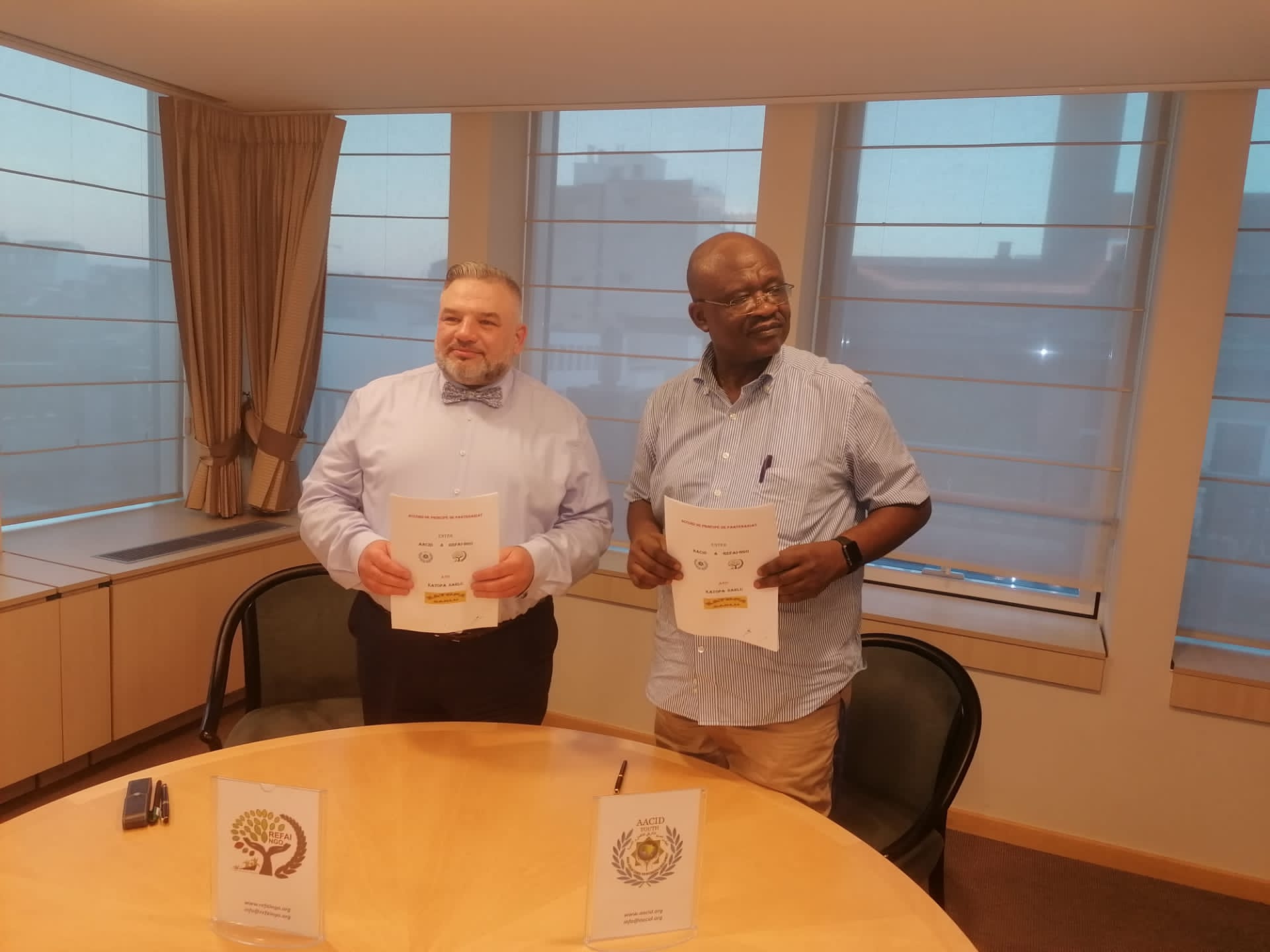 18 of June 2021 signing the Partnership Agreement for Gold Mine in DRC