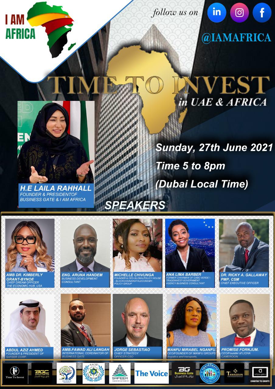 Sunday, 27th June 2021  &#8211; Coordination the project with the coordinating by H.E laila Rahhall – AACID &#038; REFAI-NGO &#038;  Time to invest in USA &#038; AFRICA