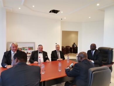 Meeting with Minister of Agriculture &#8211; Brazzaville <br><br>17 Oct 2021 to 01 Nov 2021 &#8211; The official delegation of the Arab-African Council and the Swiss organization REFAI-NGO to Central Africa